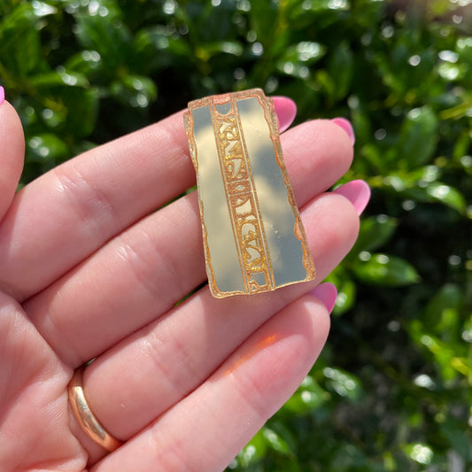 Gold Pressed Latinum Acrylic Pin