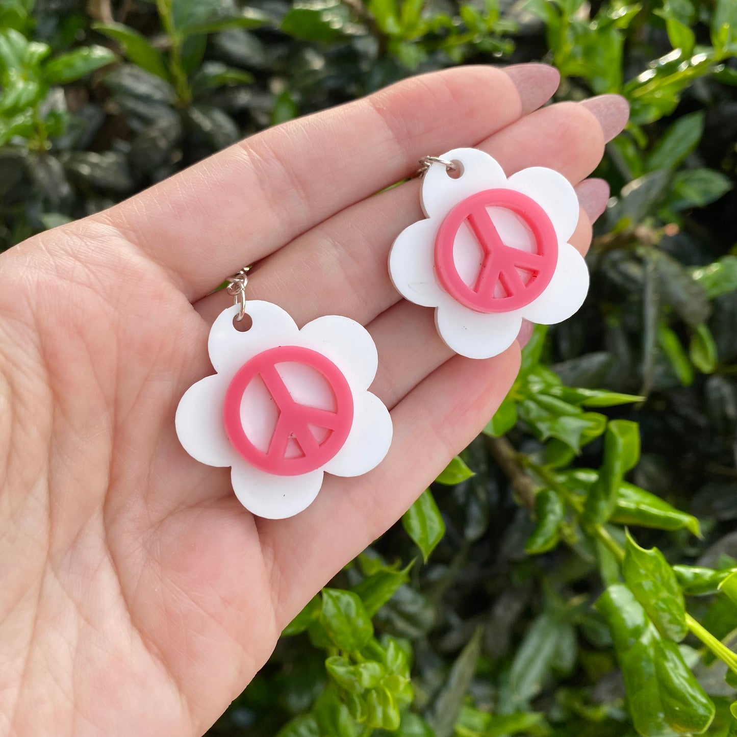 Flower Power Trio Acrylic Earrings