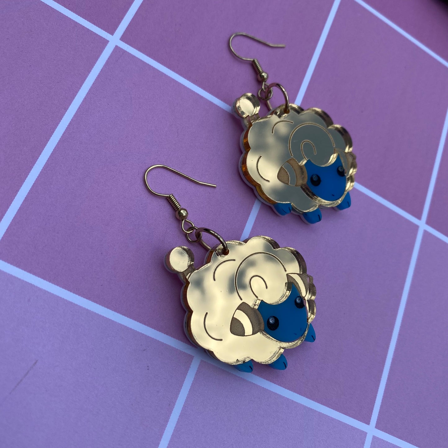 Mareep Acrylic Earrings