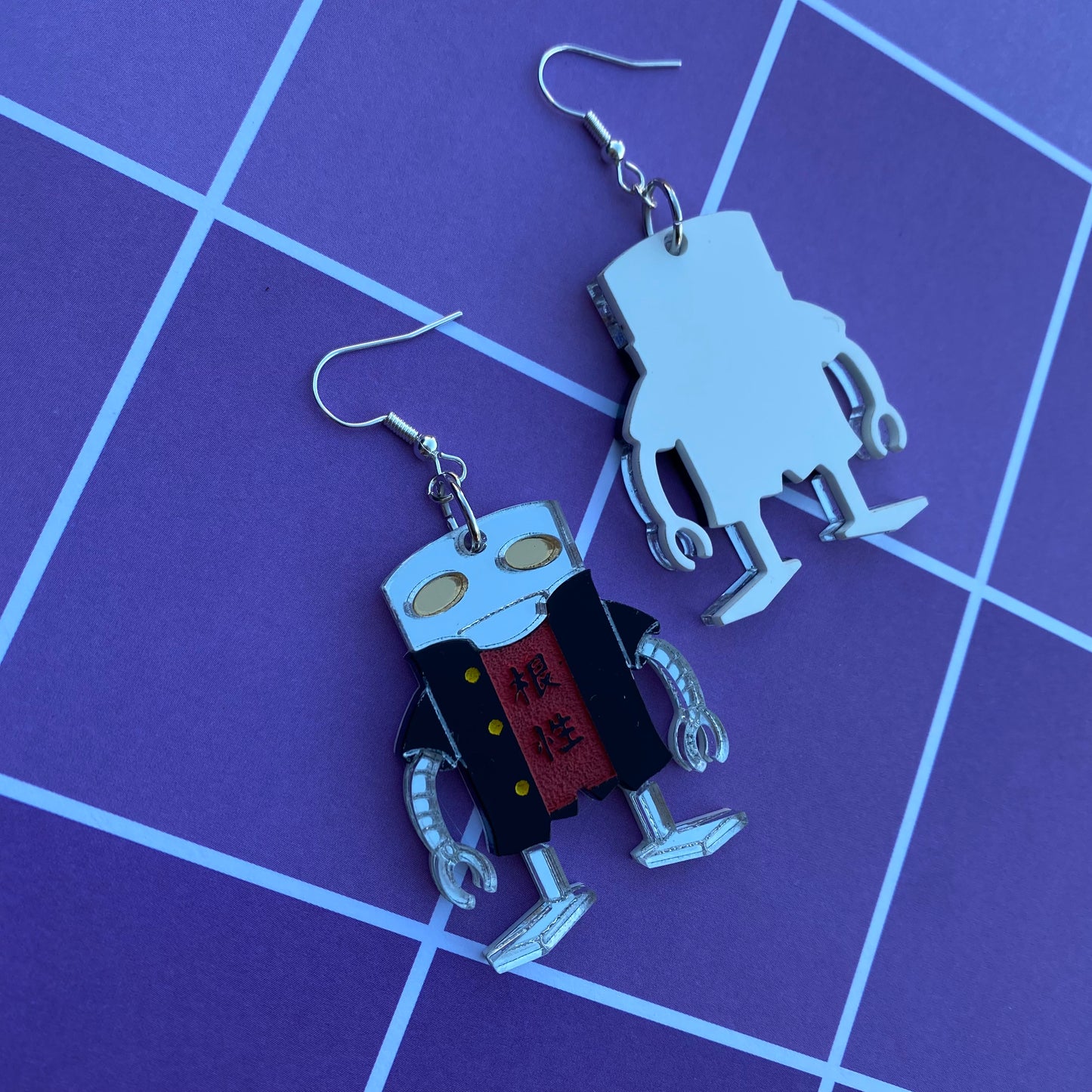 Mechazawa Acrylic Earrings