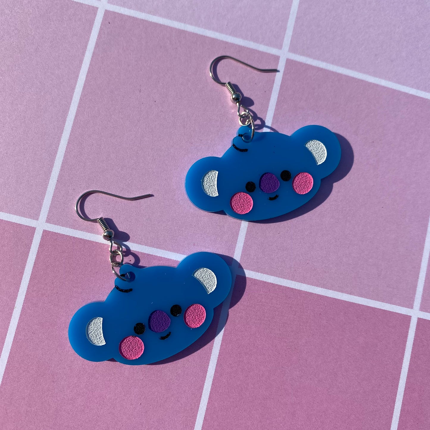BT21 Acrylic Earrings