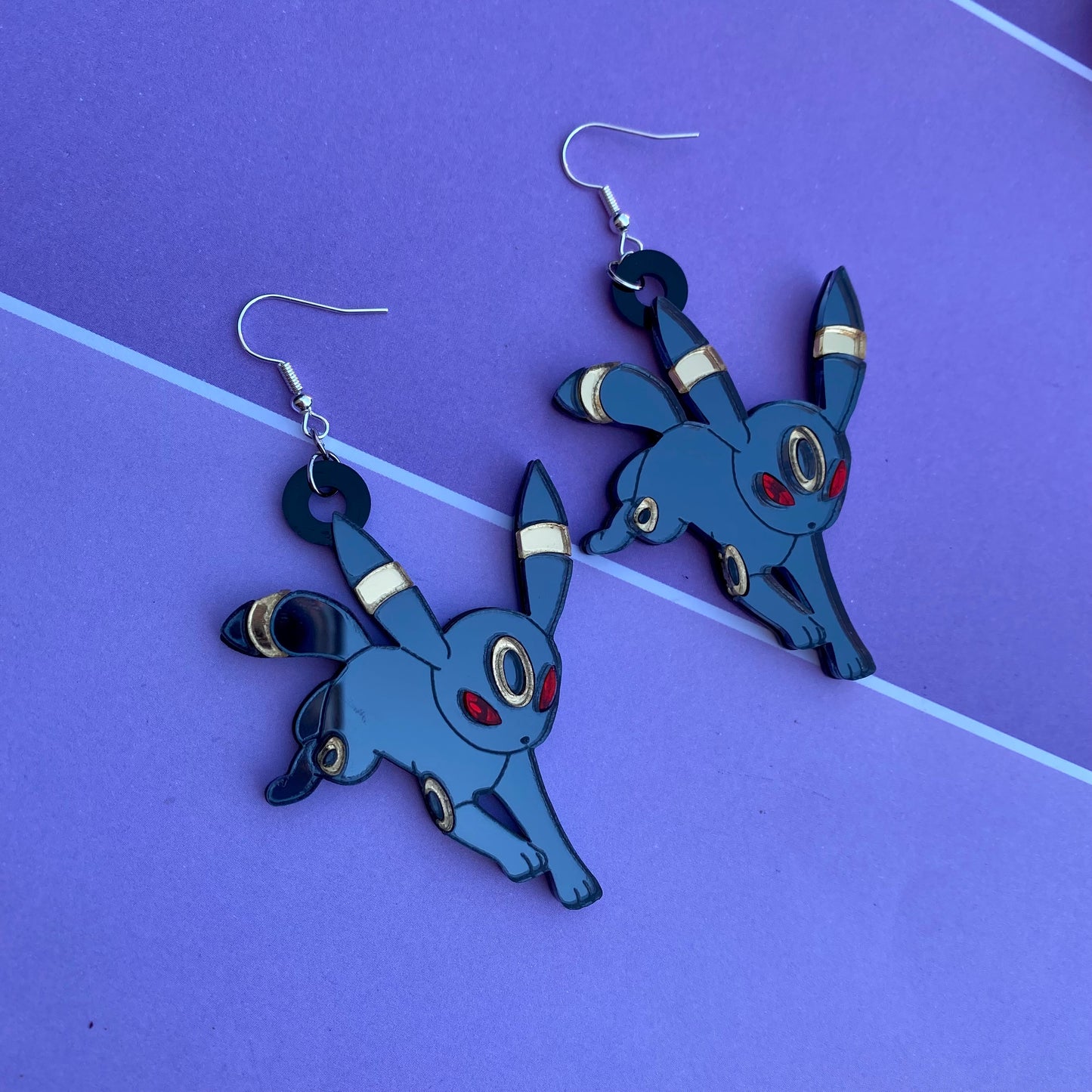 Umbreon Acrylic Earrings