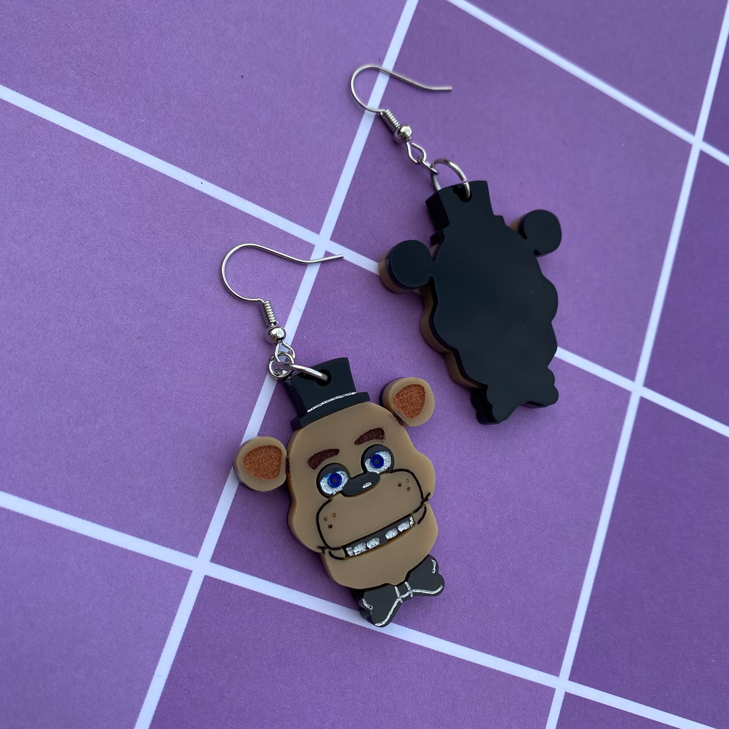 Freddy Acrylic Earrings