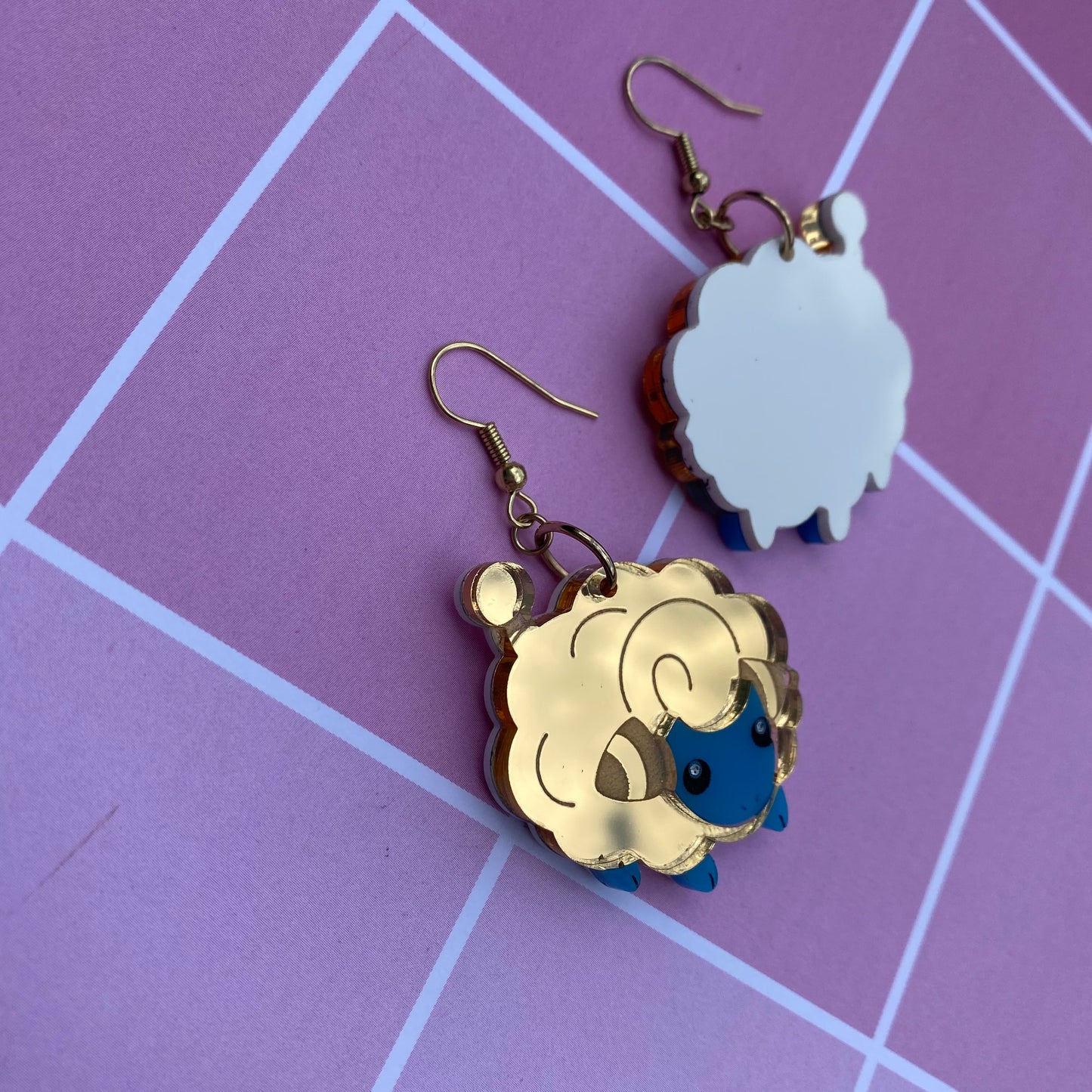 Mareep Acrylic Earrings