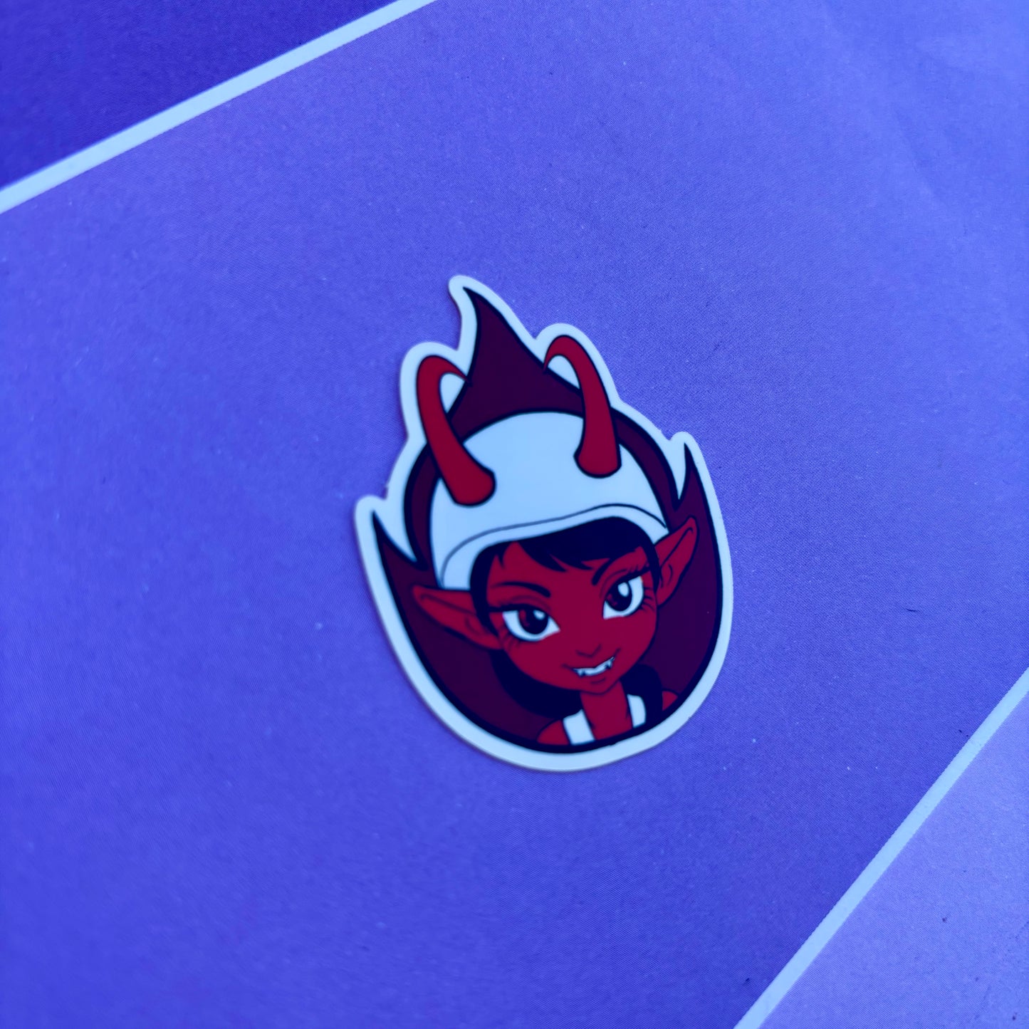 Roller Derby Devil 2.5” Vinyl Sticker