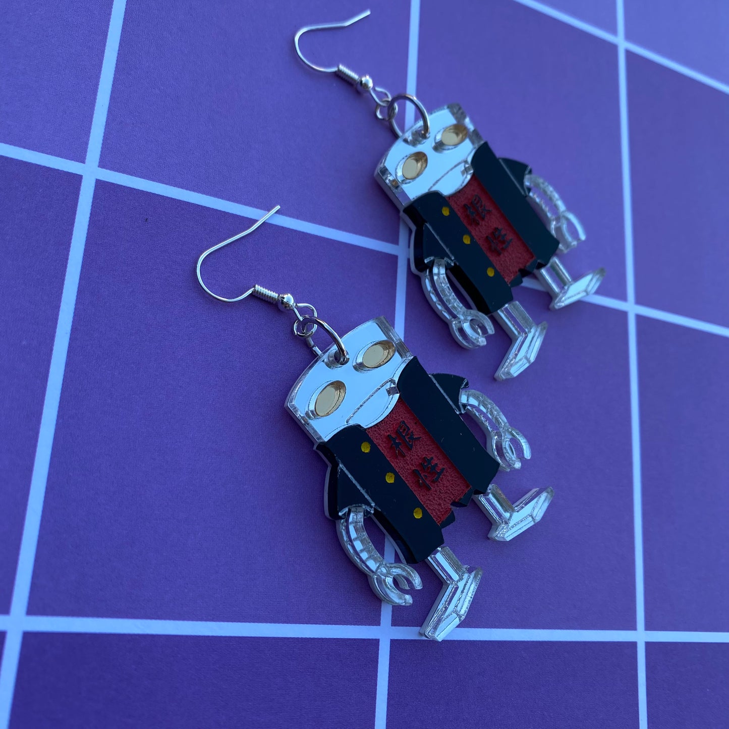 Mechazawa Acrylic Earrings