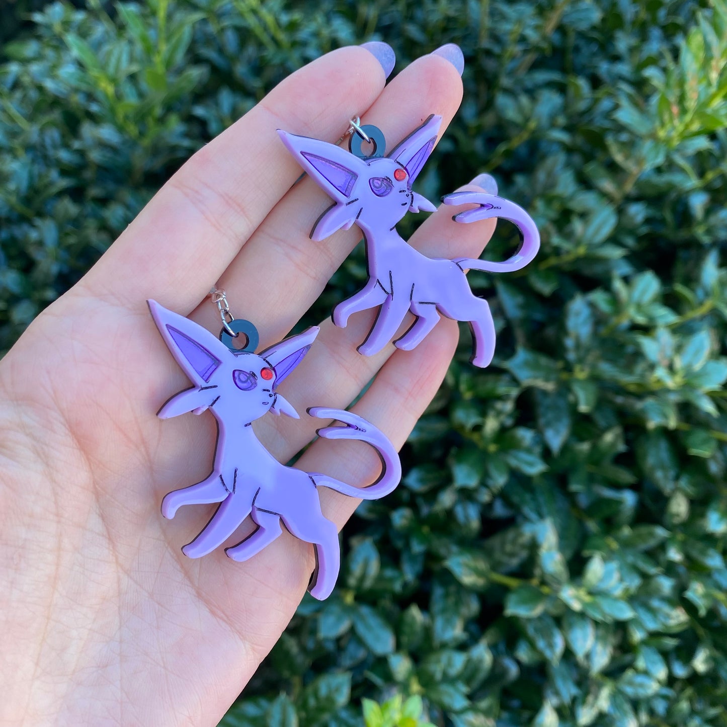 Espeon Acrylic Earrings
