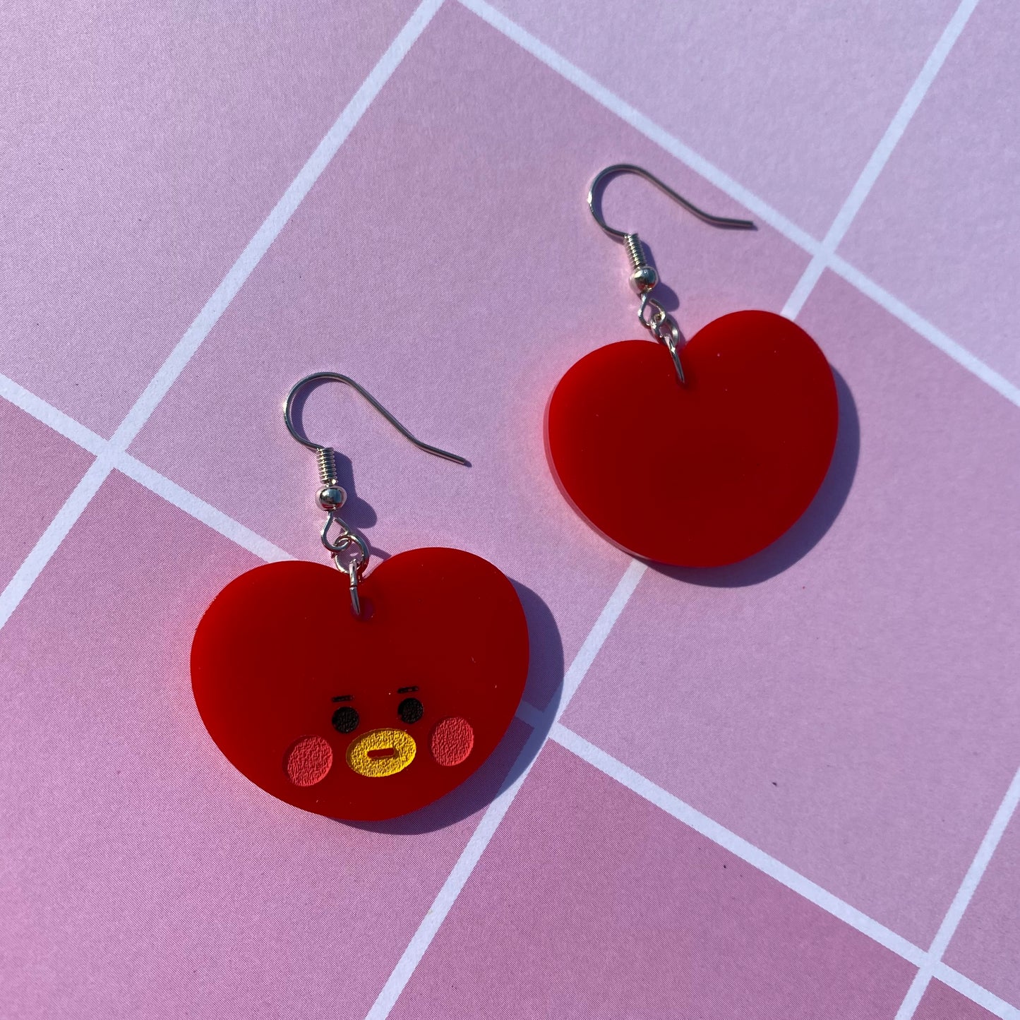 BT21 Acrylic Earrings