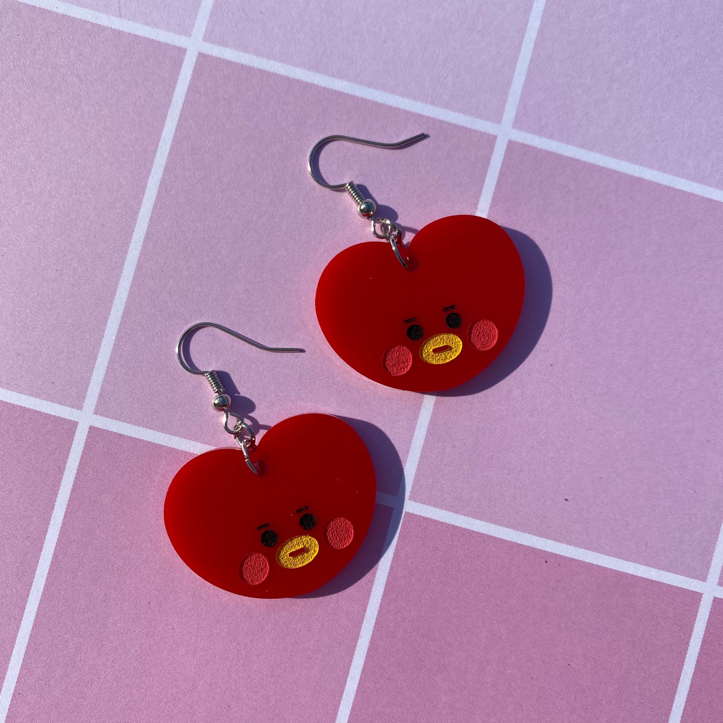 BT21 Acrylic Earrings