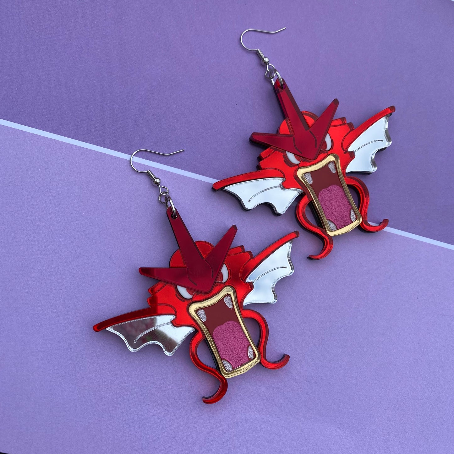 Gyarados SHINY Acrylic Earrings