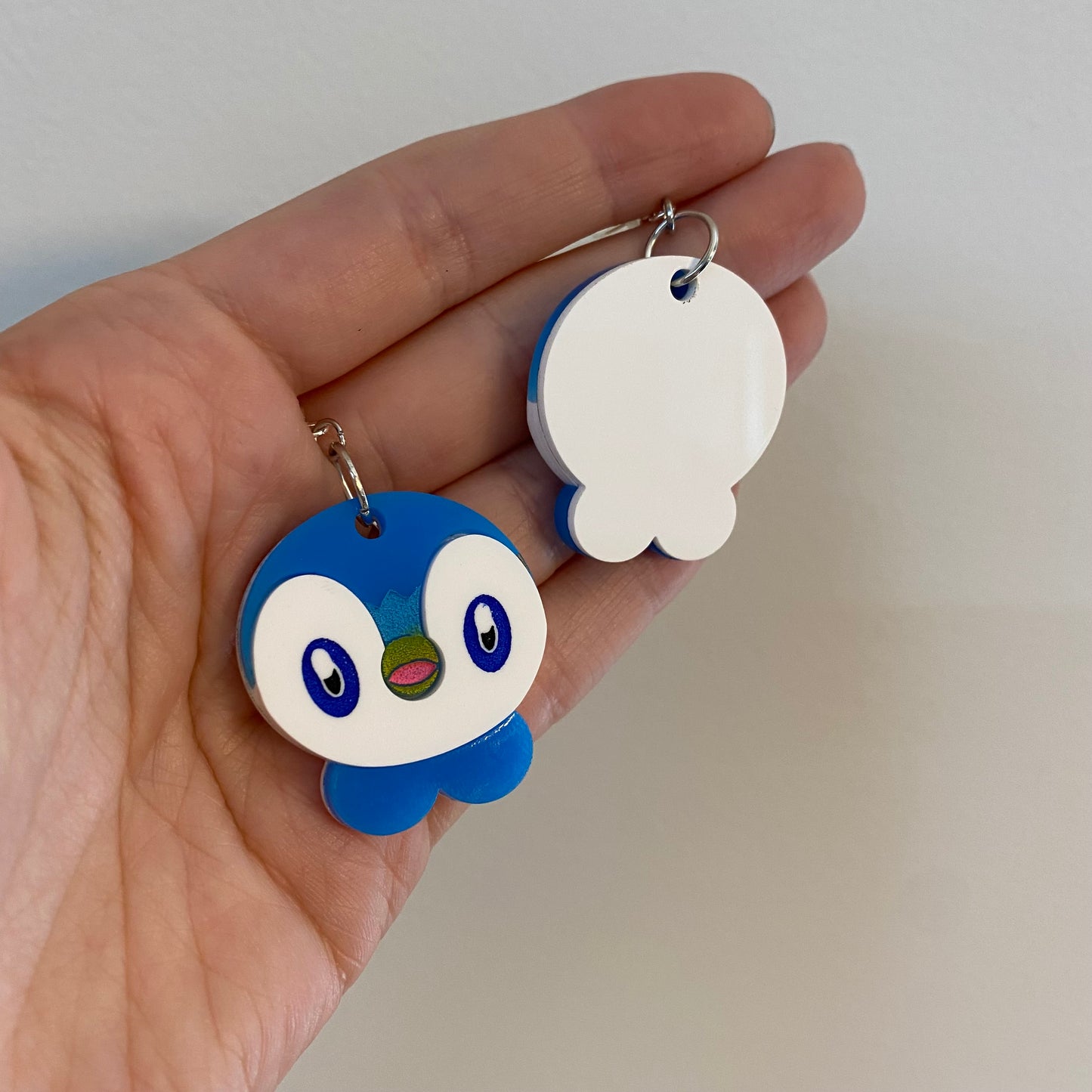 Piplup Acrylic Earrings