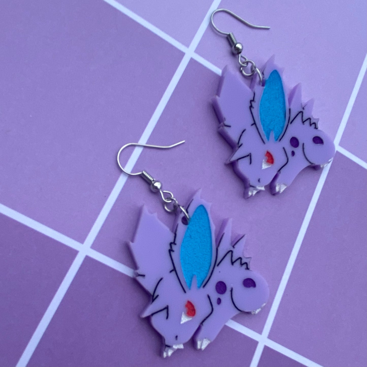 Nidoran (M) Acrylic Earrings