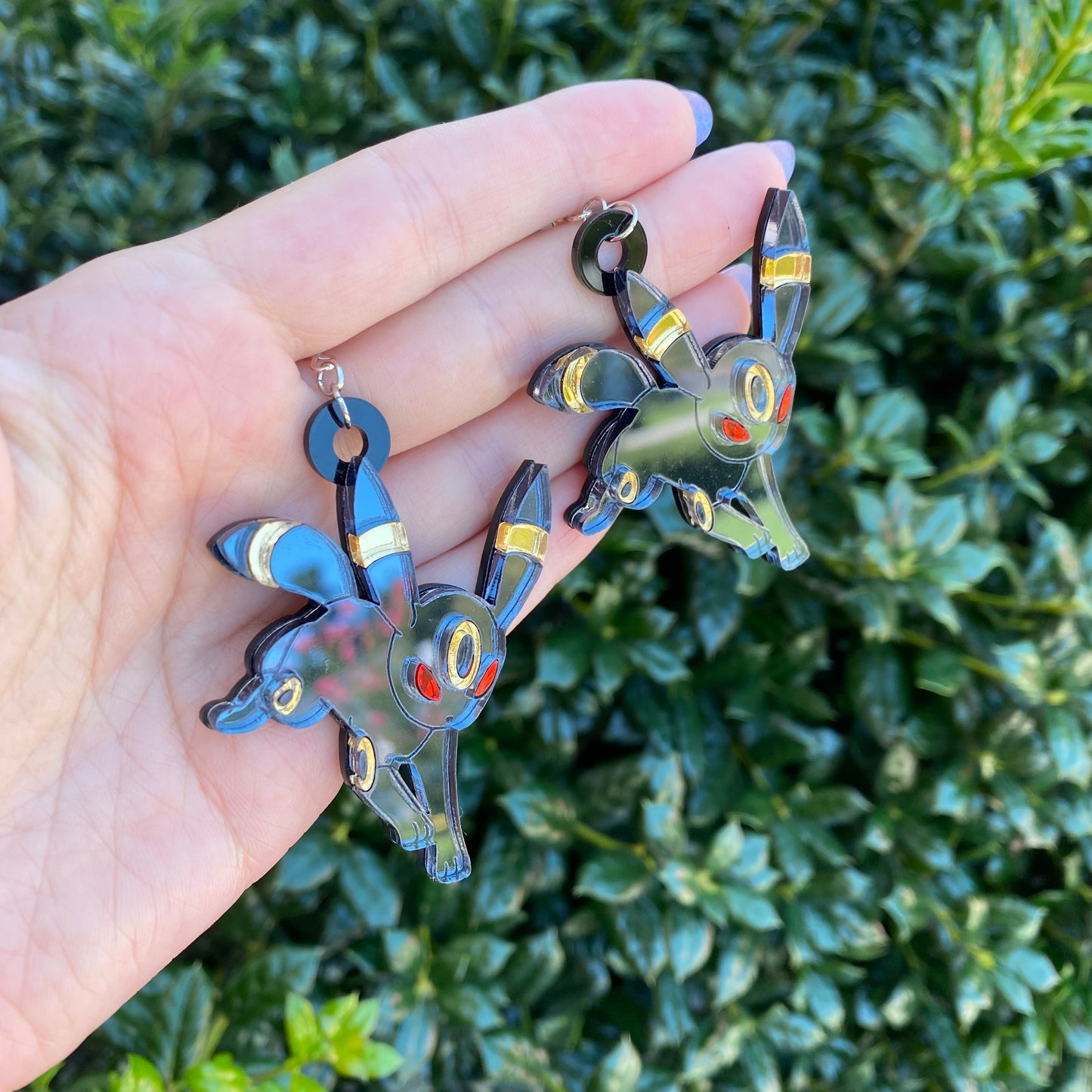 Umbreon Acrylic Earrings