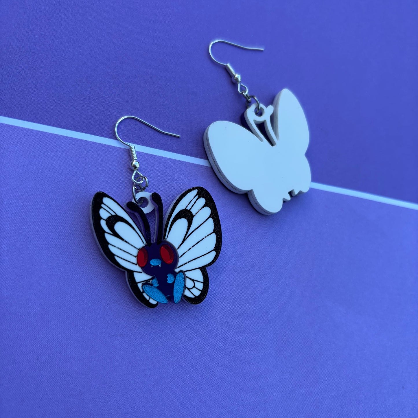 Butterfree Small Acrylic Earrings