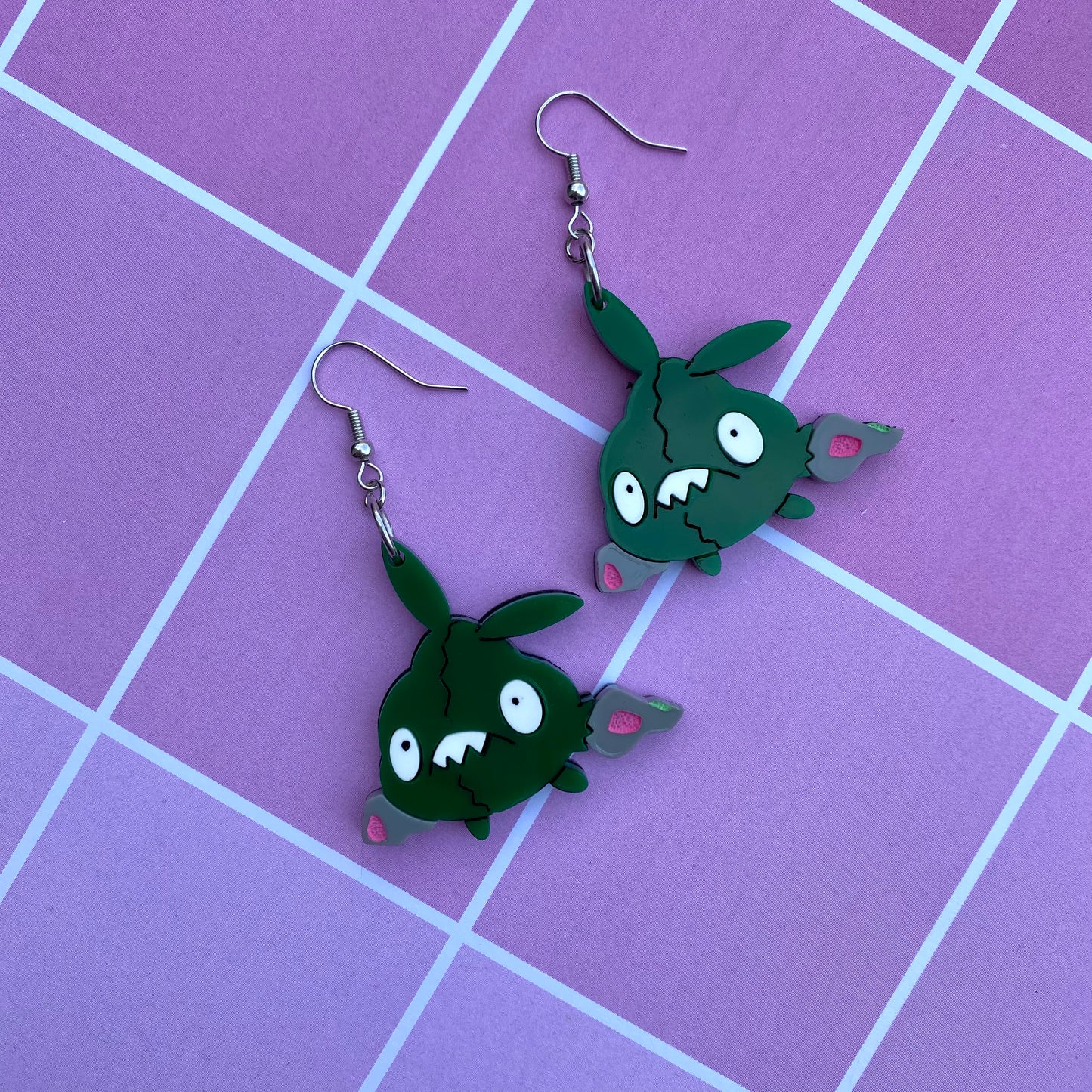 Trubbish Acrylic Earrings