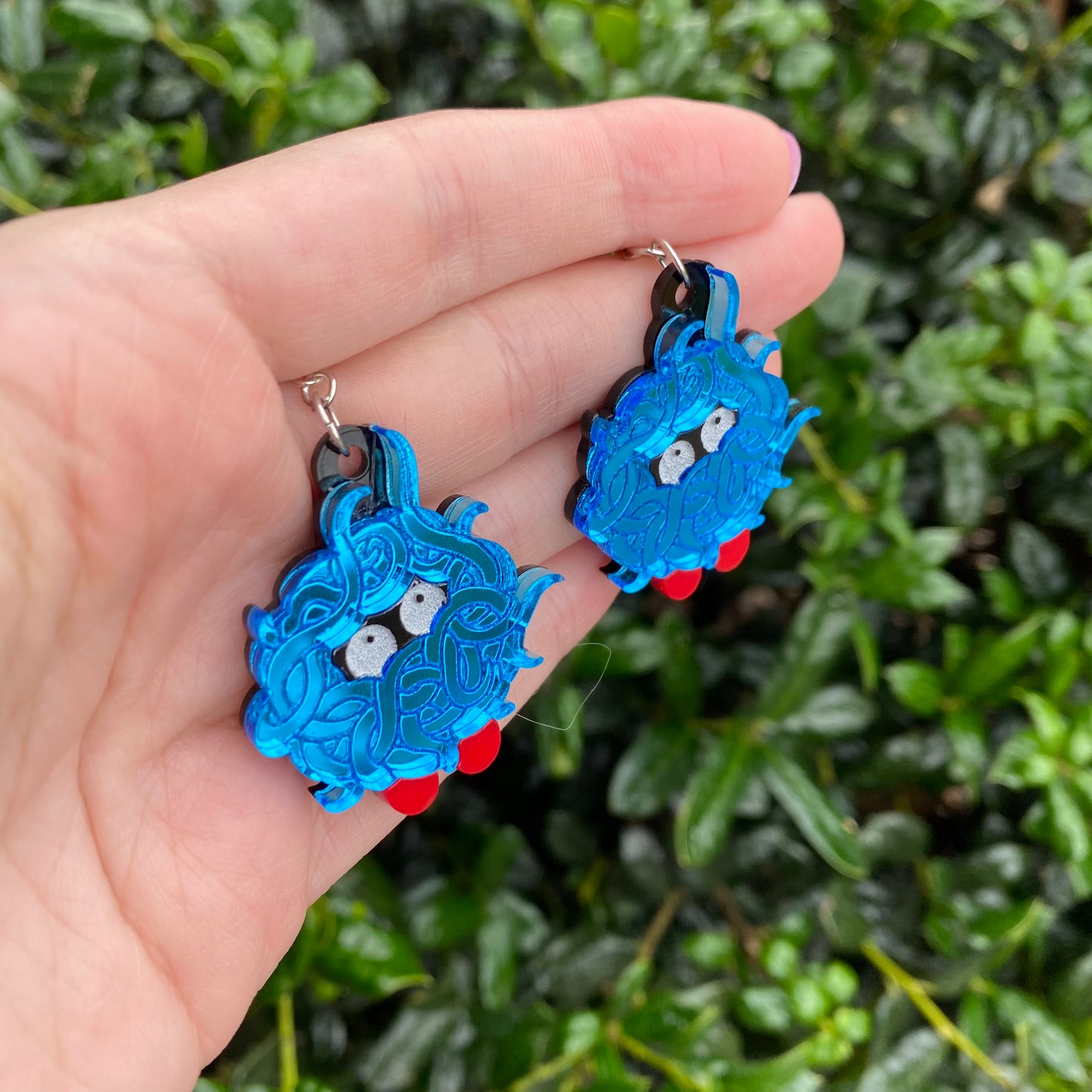 Tangela Mirror Acrylic Earrings