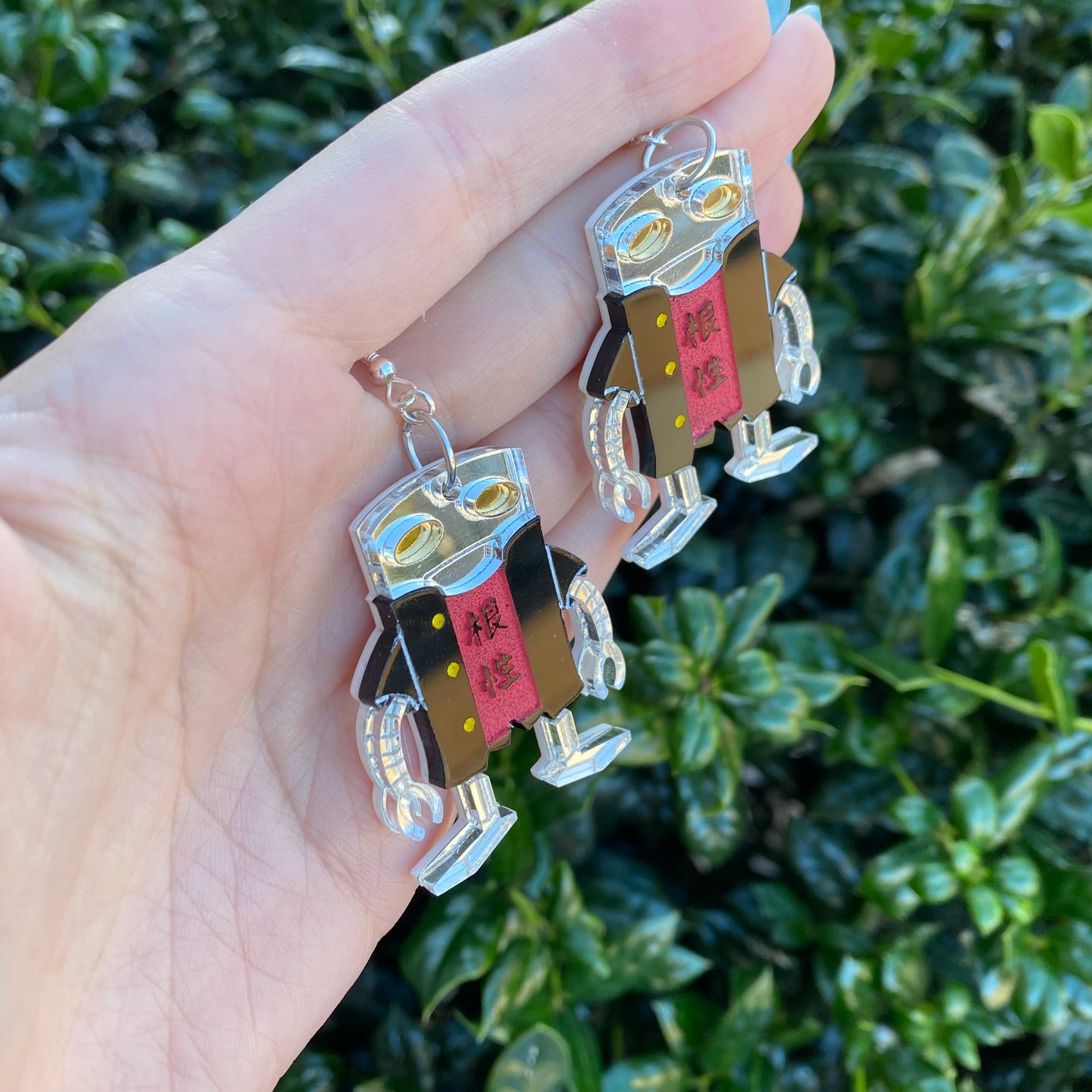 Mechazawa Acrylic Earrings