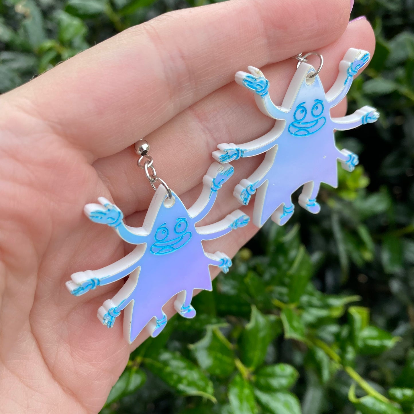Badgey Ascension Iridescent Acrylic Earrings