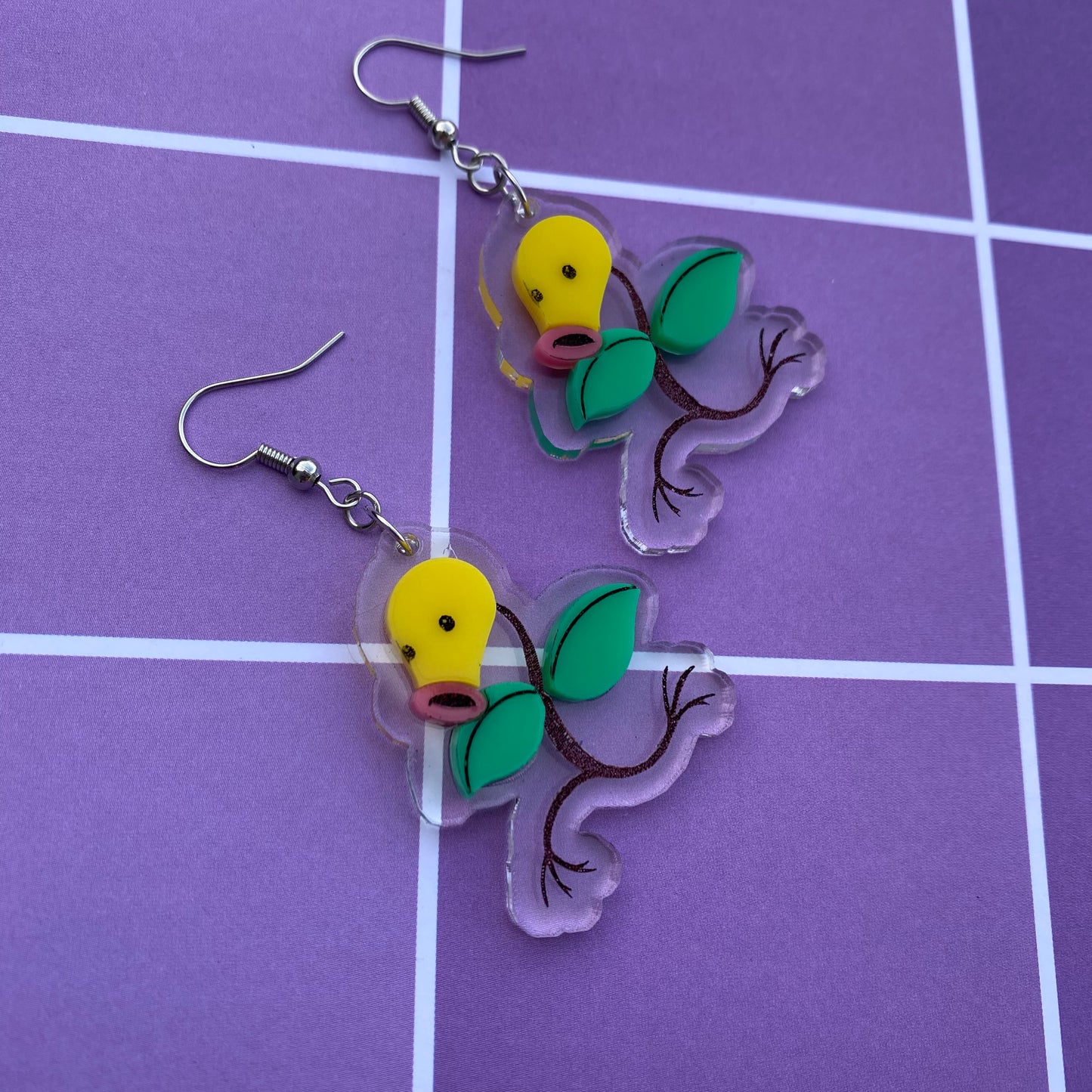 Bellsprout Acrylic Earrings