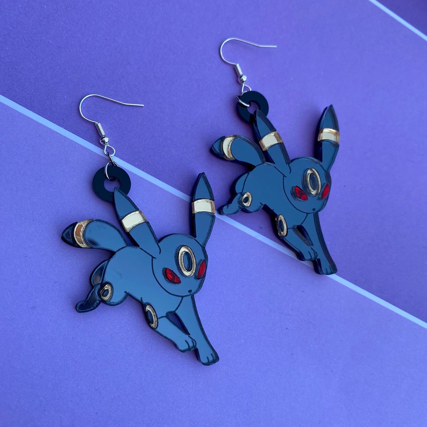 Umbreon Acrylic Earrings