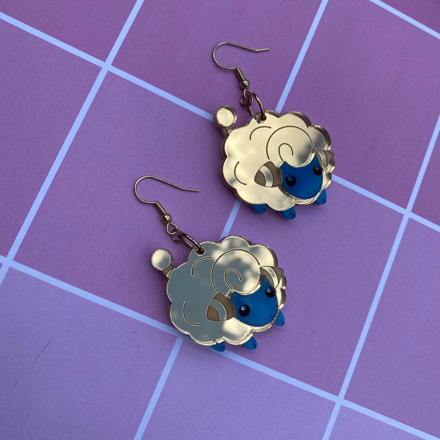 Mareep Acrylic Earrings