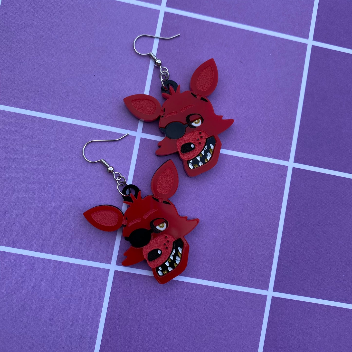 Foxy Acrylic Earrings