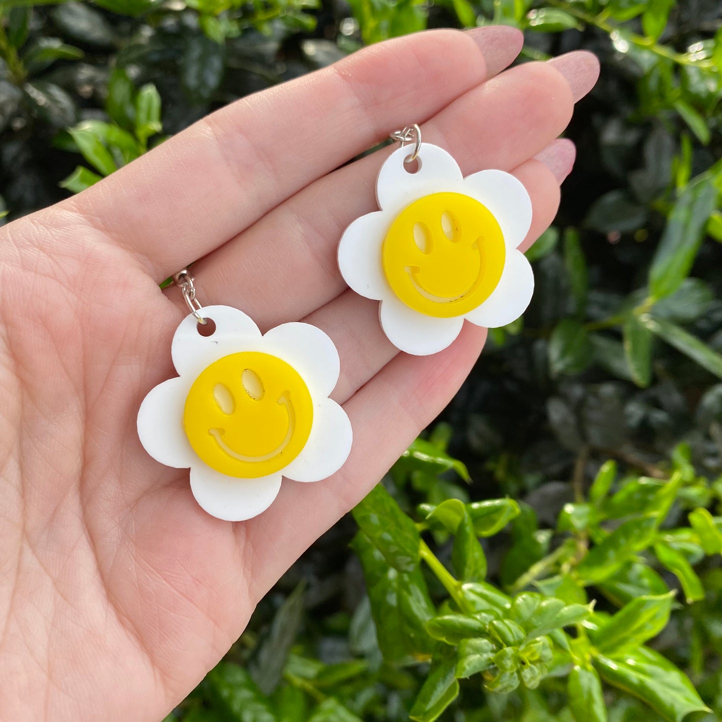 Flower Power Trio Acrylic Earrings