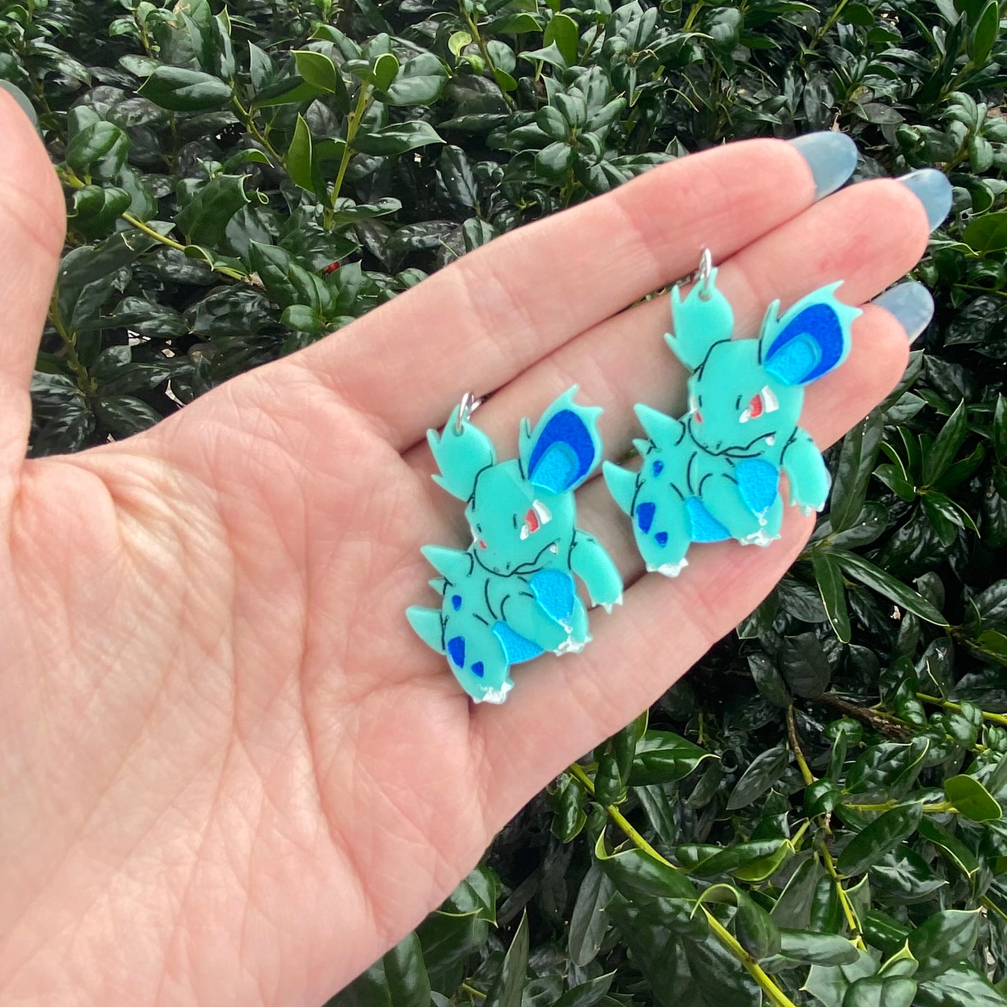 Nidoran (F) Acrylic Earrings