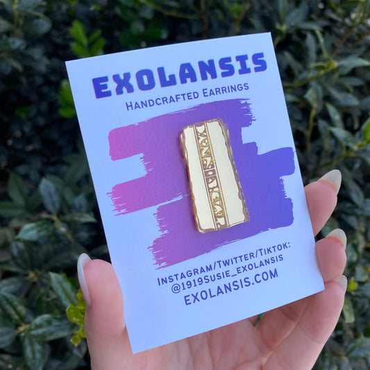 Gold Pressed Latinum Acrylic Pin