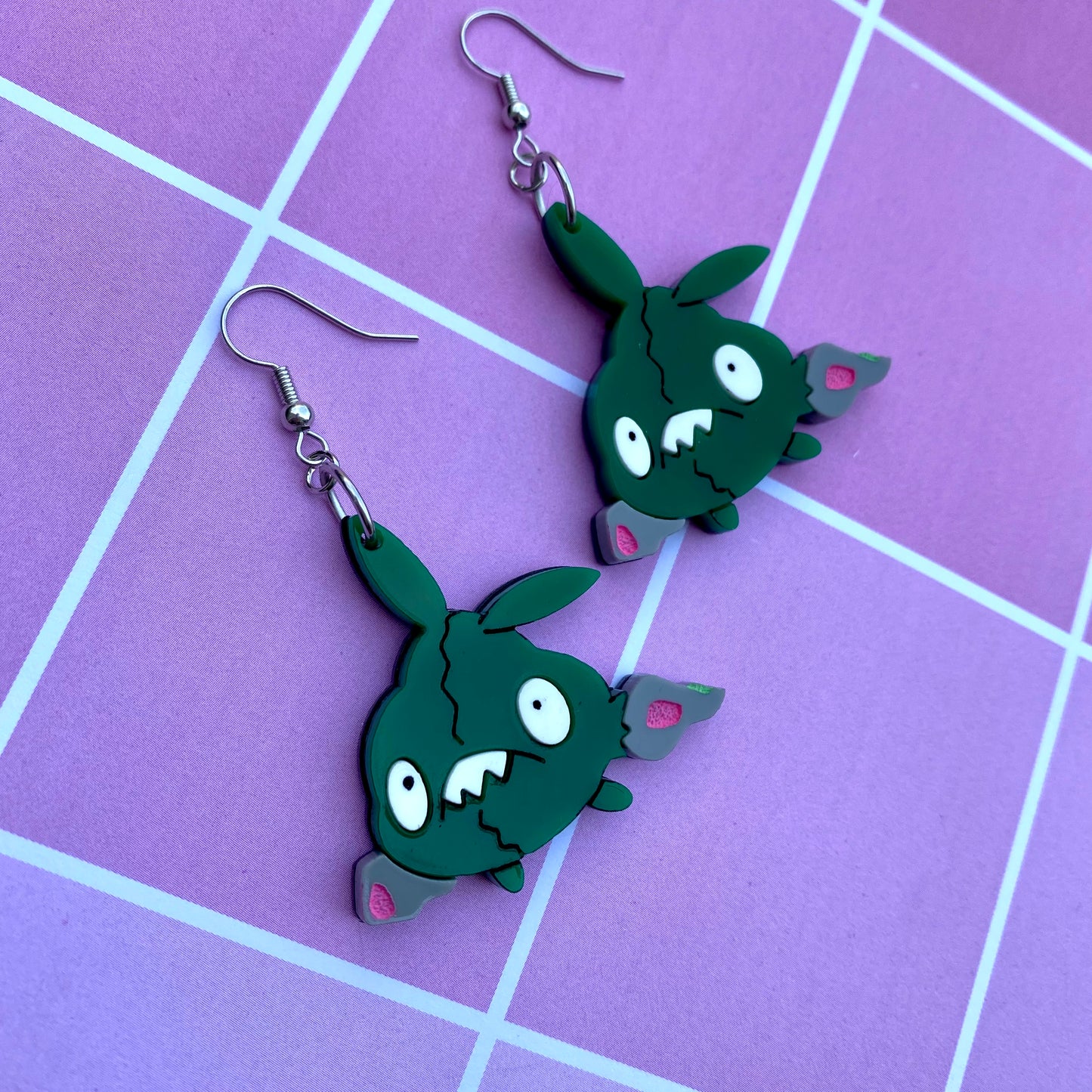 Trubbish Acrylic Earrings