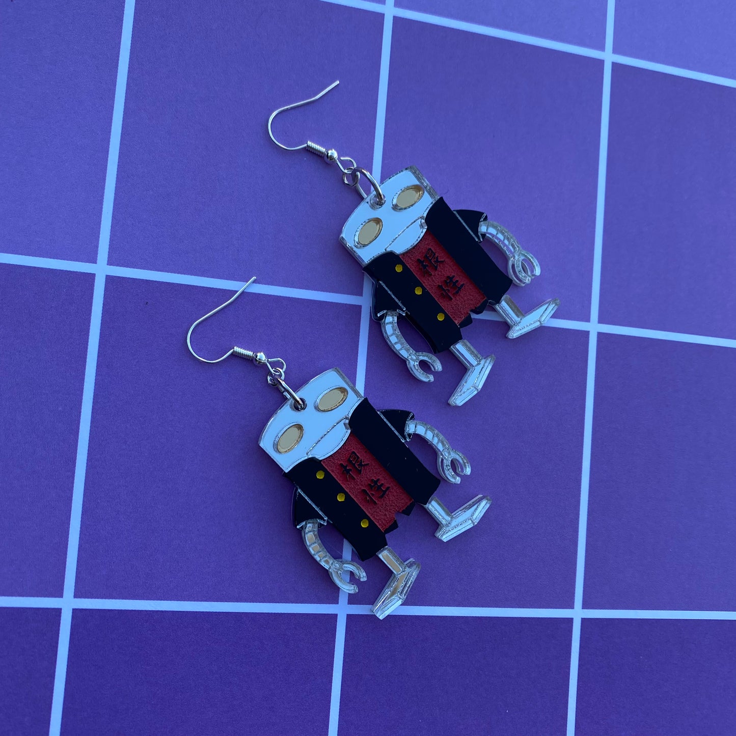 Mechazawa Acrylic Earrings