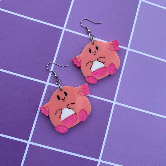 Chansey Acrylic Earrings