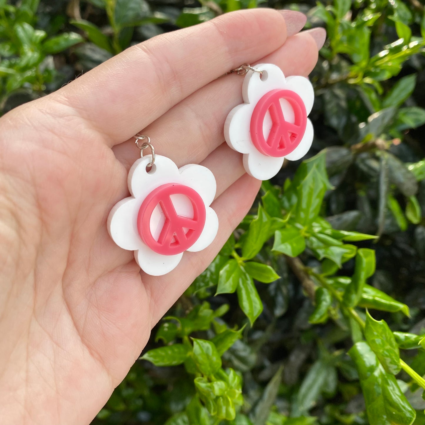 Flower Power Trio Acrylic Earrings