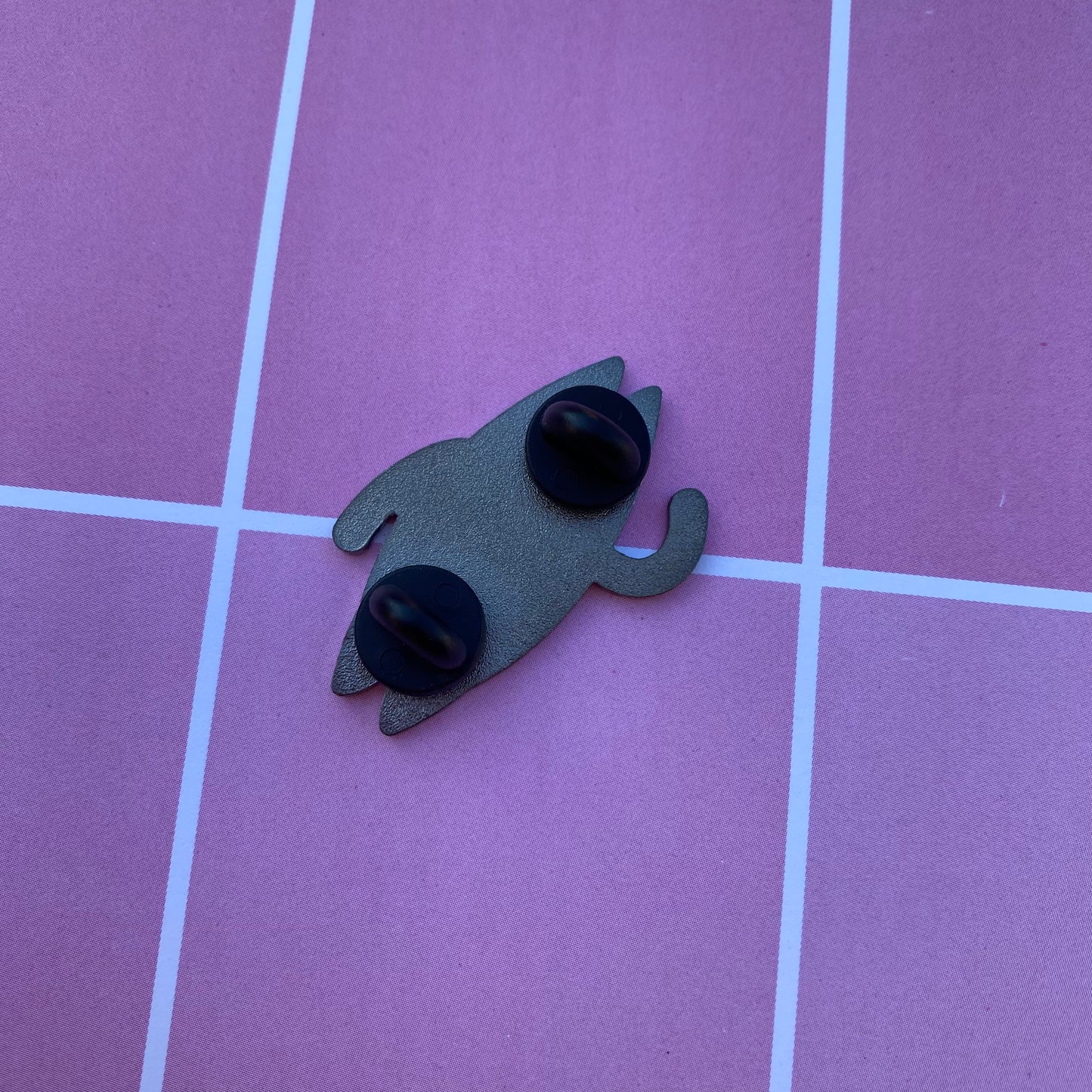 Yellow Father Cat Enamel Pin