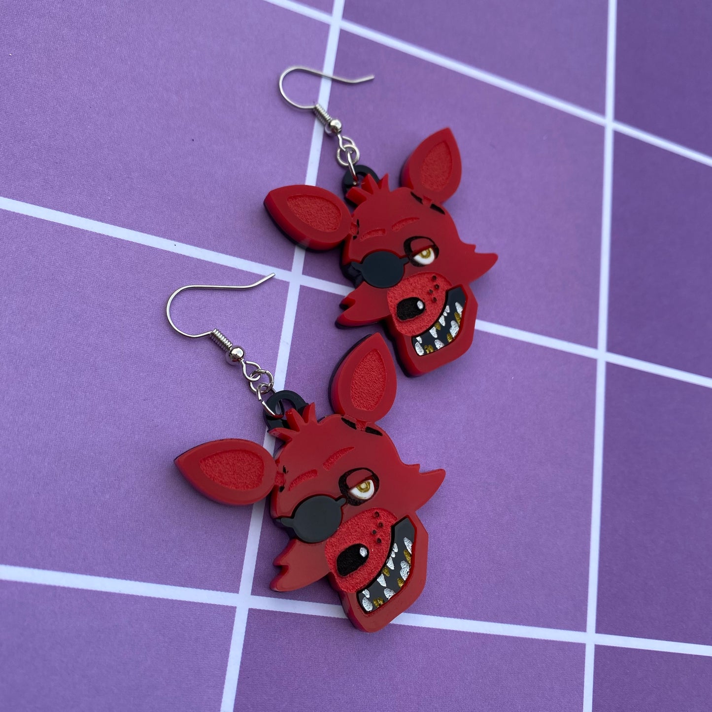 Foxy Acrylic Earrings
