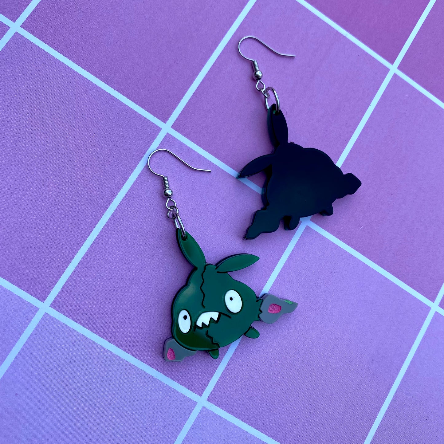 Trubbish Acrylic Earrings