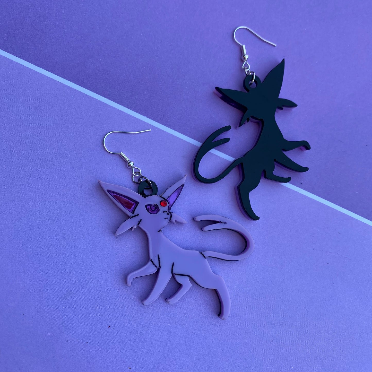 Espeon Acrylic Earrings