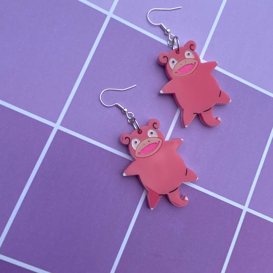 Slowpoke Acrylic Earrings