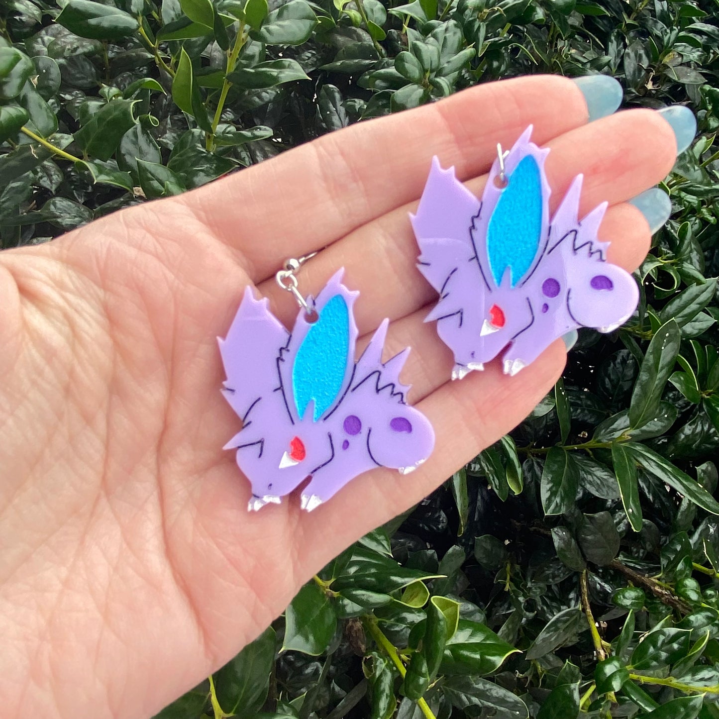 Nidoran (M) Acrylic Earrings