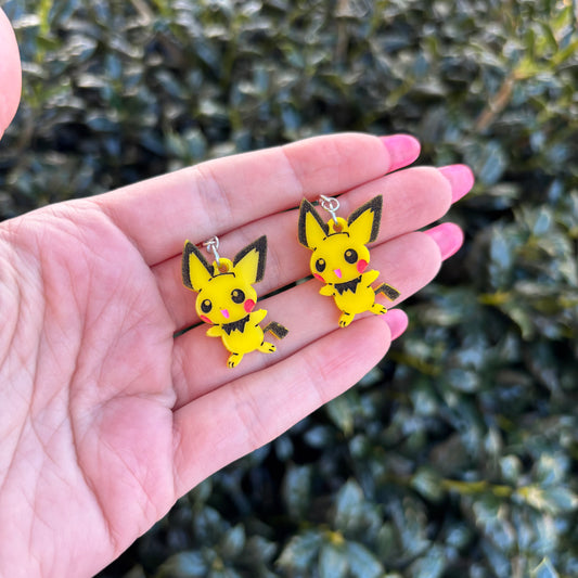 Pichu Acrylic Earrings