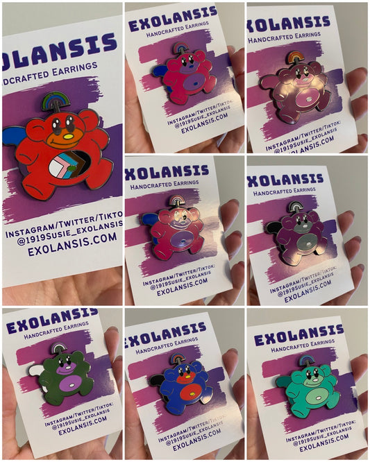 Rainbow Monkey Pride B-GRADE Enamel Pins