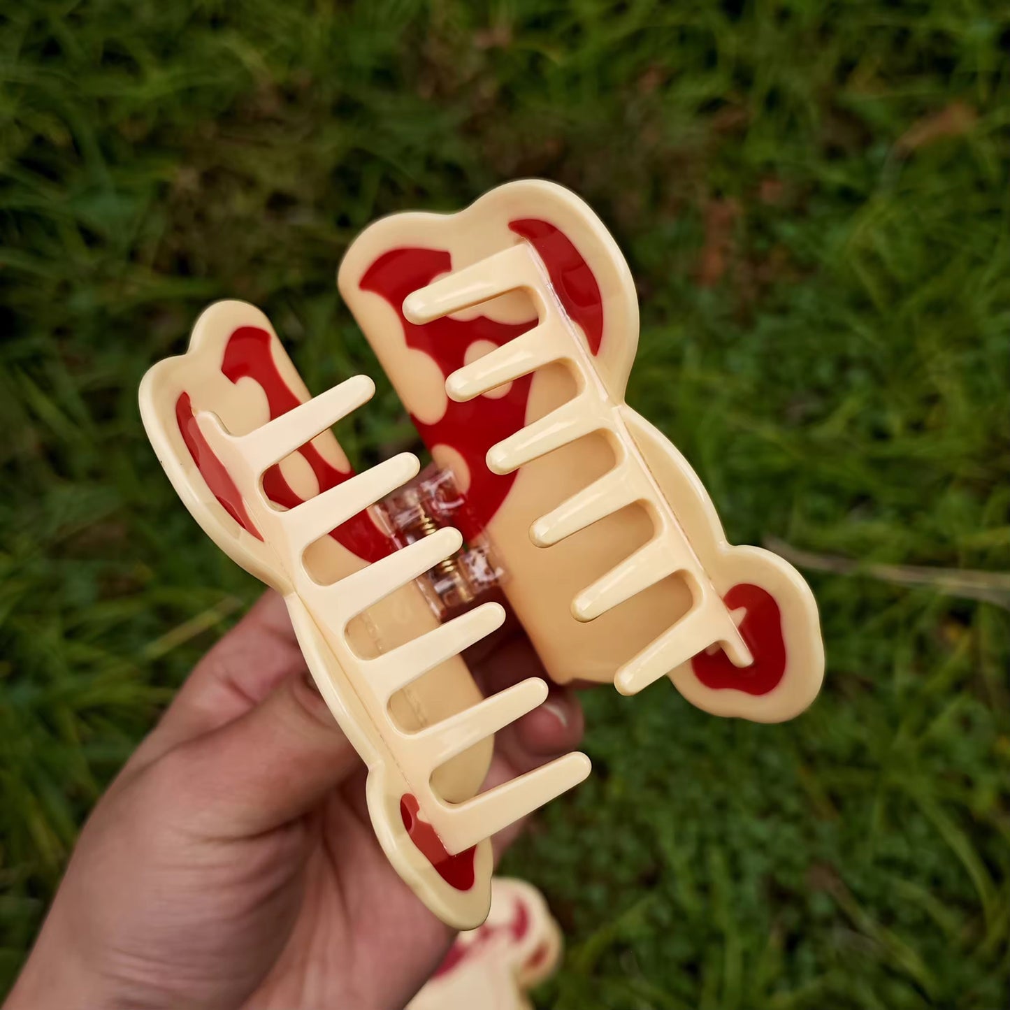 Walking Mushroom Claw Clip