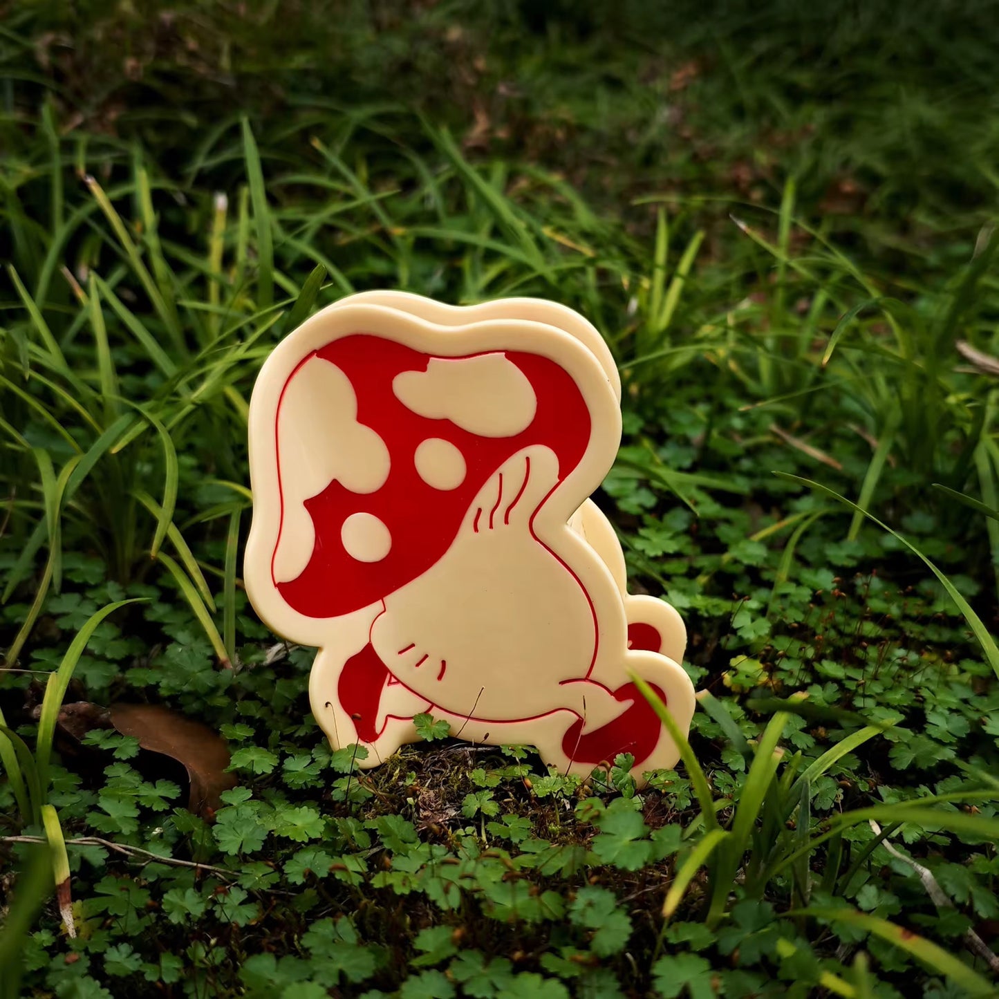 Walking Mushroom Claw Clip