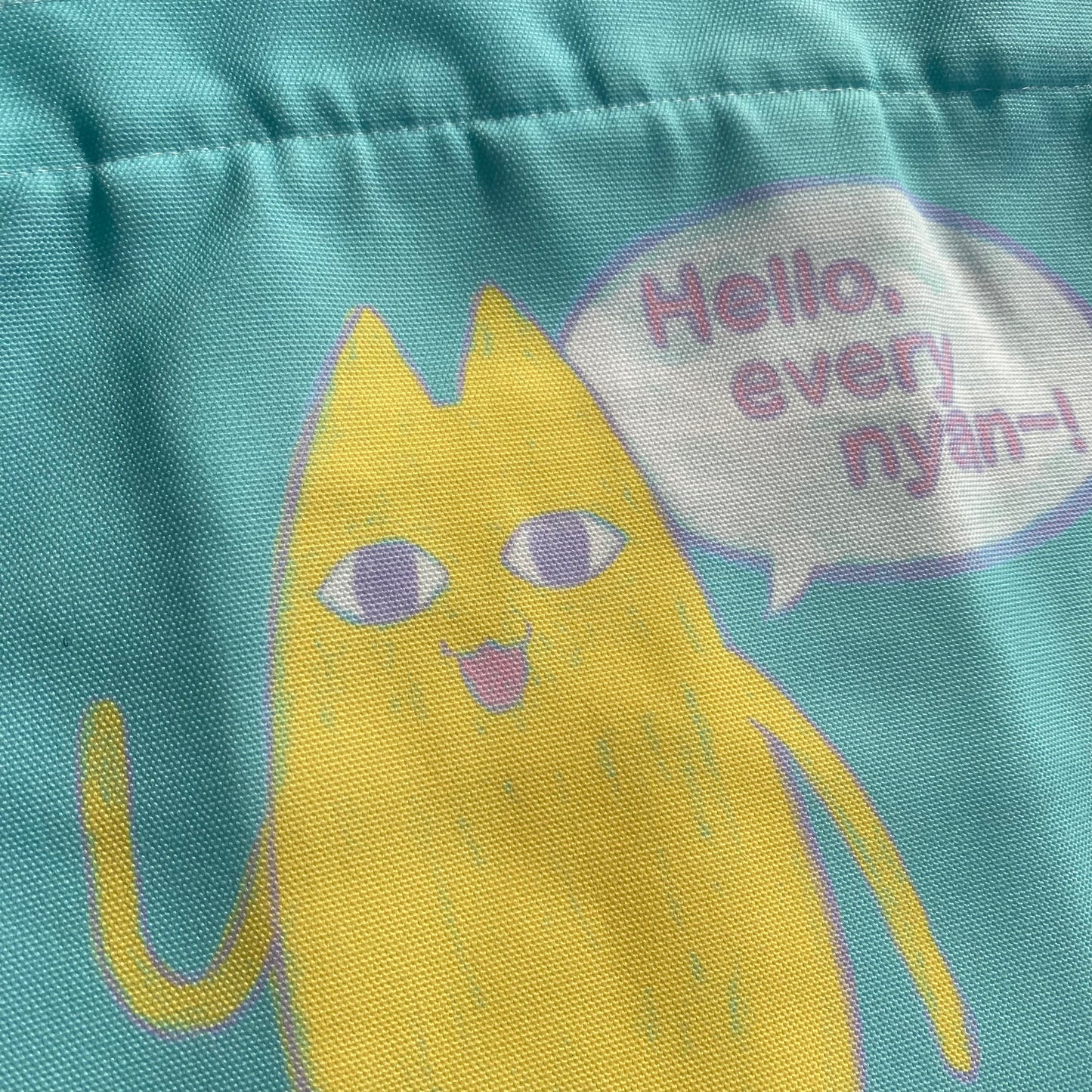 Hello EveryNYAN~ Zipper Tote Bag