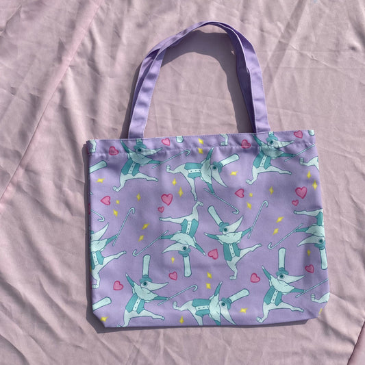 Pastel Excalibur Zipper Tote Bag