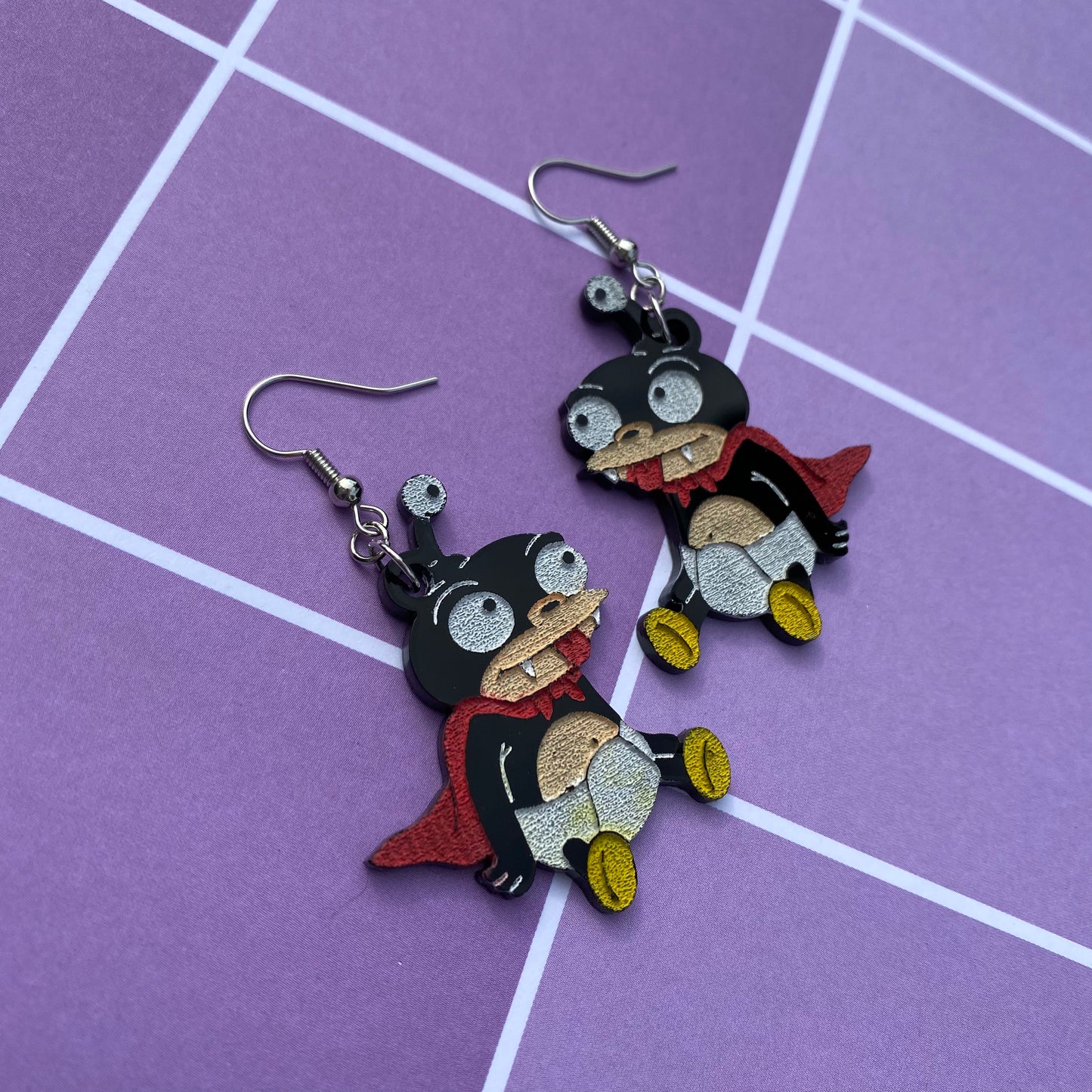 Nibbler Acrylic Earrings