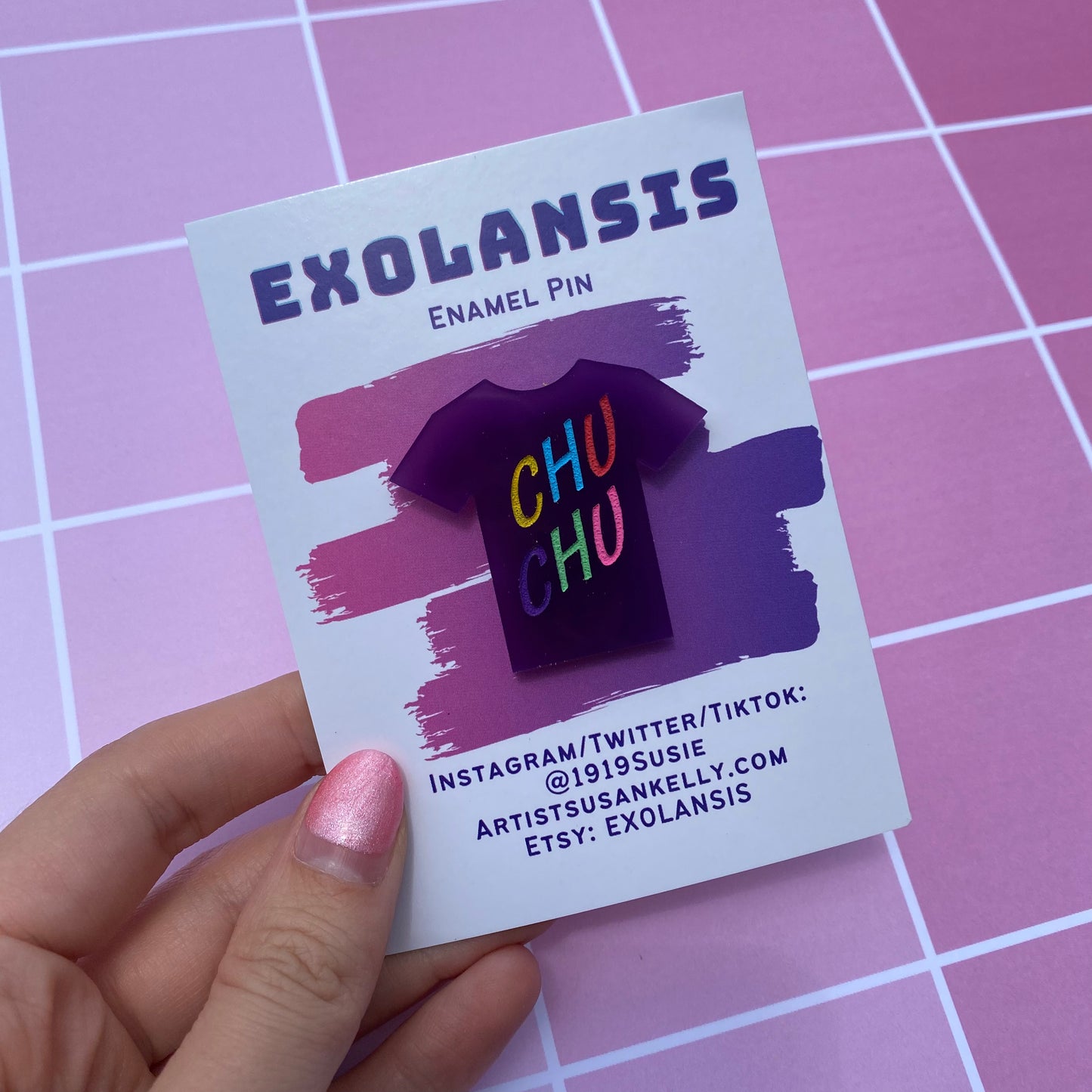 LD Chuchu Shirt Acrylic Pin