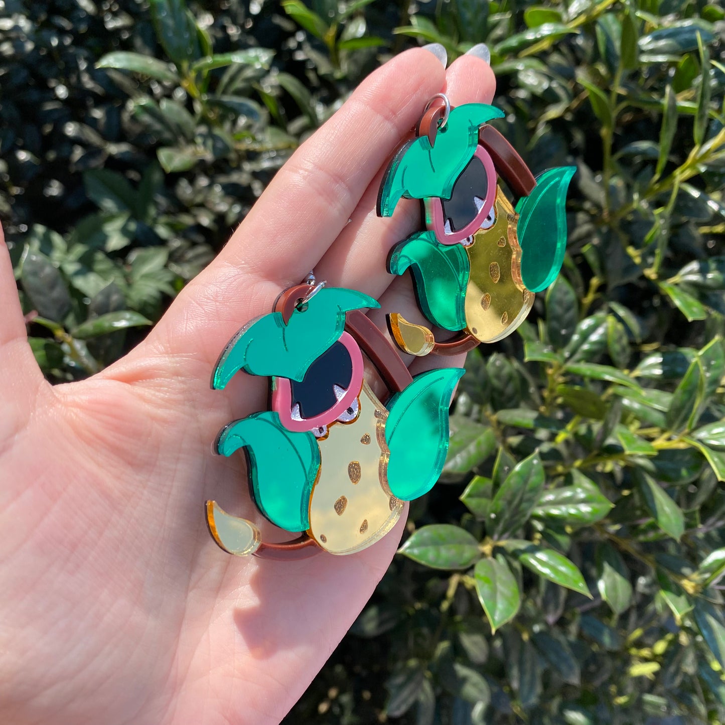 Victribell Mirror Acrylic Earrings