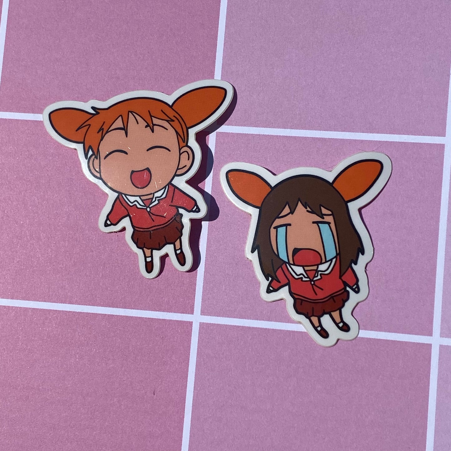 Chiyo and Osaka Flying Vinyl Sticker 2 Pack