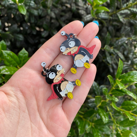 Nibbler Acrylic Earrings